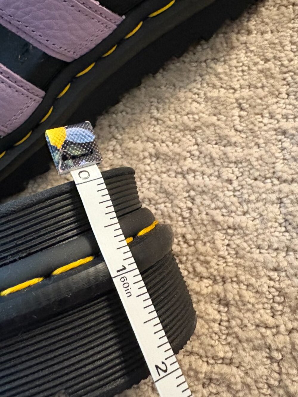 Dr. Martens Blair Slide in Lilac 8 New - Picture 6 of 6